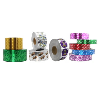 印刷されたアルミホイル